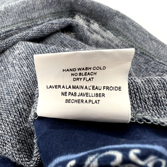 Anthropologie Postmark Bandana Mixed Media Print Top Size S - Picture 9 of 10